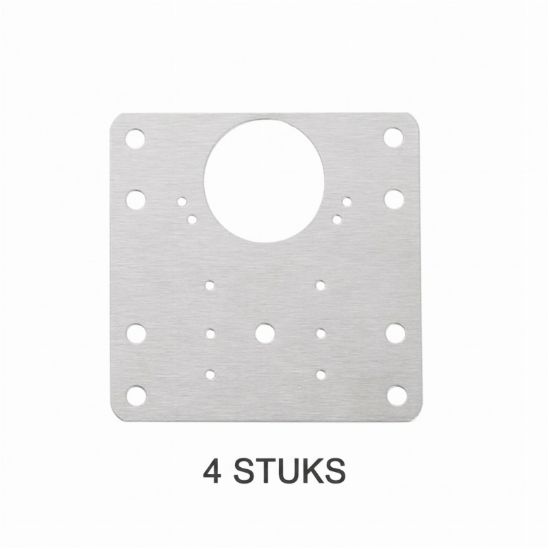 🚪 50% KORTING 🔧 Scharnier Reparatieplaat – Losse Kastdeuren Snel Repareren, Geen Vervanging – RVS & Dubbelzijdig 🛠️