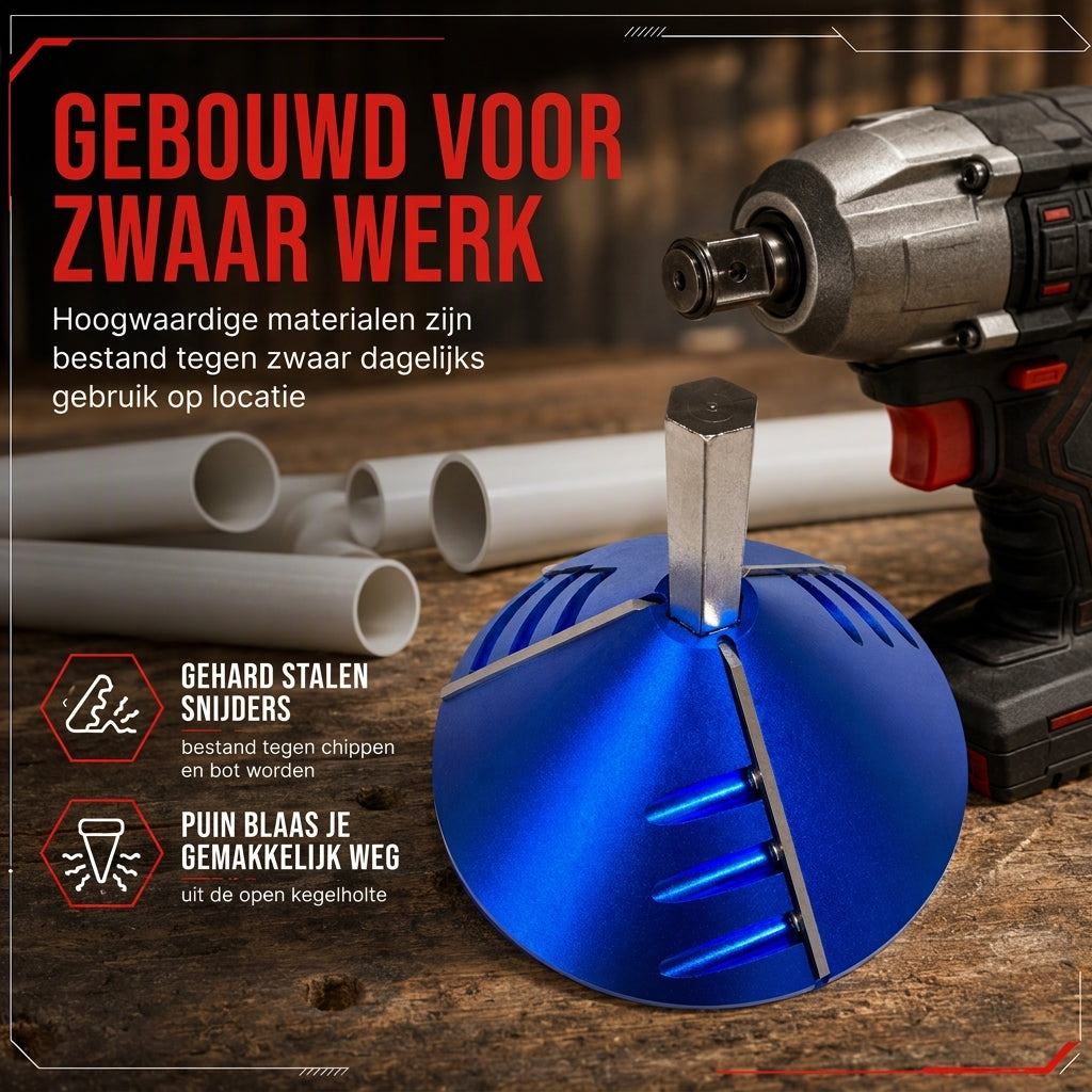 PVC-buizen affrezen en ontbramingstool