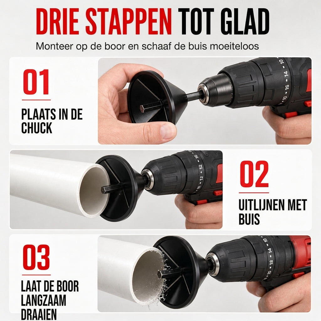 PVC-buizen affrezen en ontbramingstool