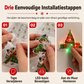⏰Kerstmis gloeiende muur sticker nachtlichten met lichtvoetigen met Kerstman Sneeuwman Rendier en Kerstboom voor vakantiedecoratie