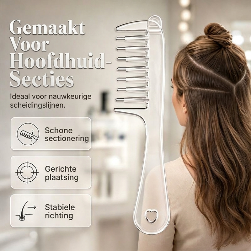🔥 50% KORTING! 💆 Directe hoofdhuidverzorging – Precisie vloeibare applicatorkam ✨