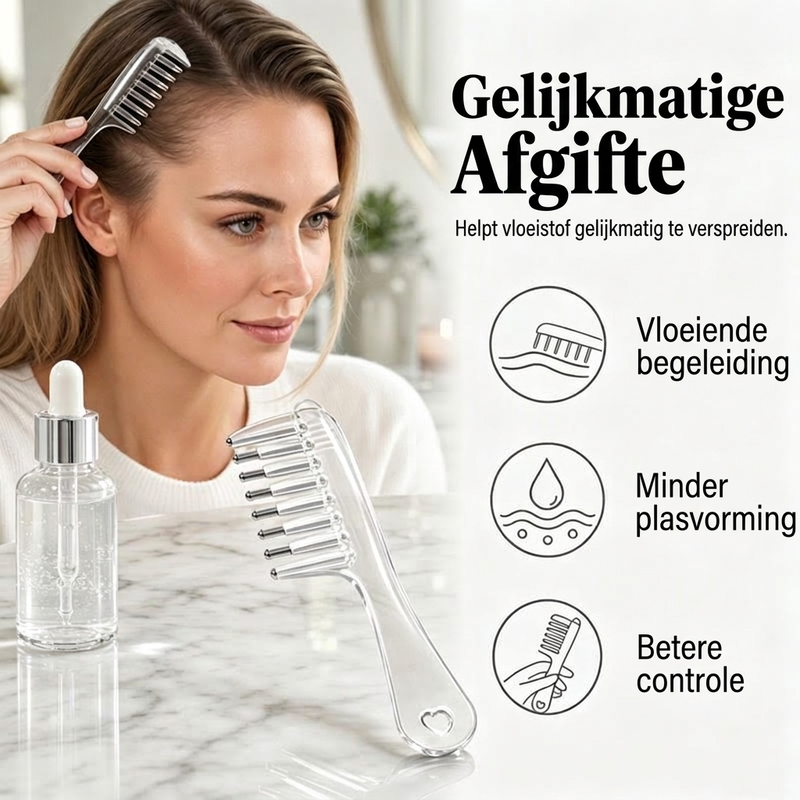 🔥 50% KORTING! 💆 Directe hoofdhuidverzorging – Precisie vloeibare applicatorkam ✨