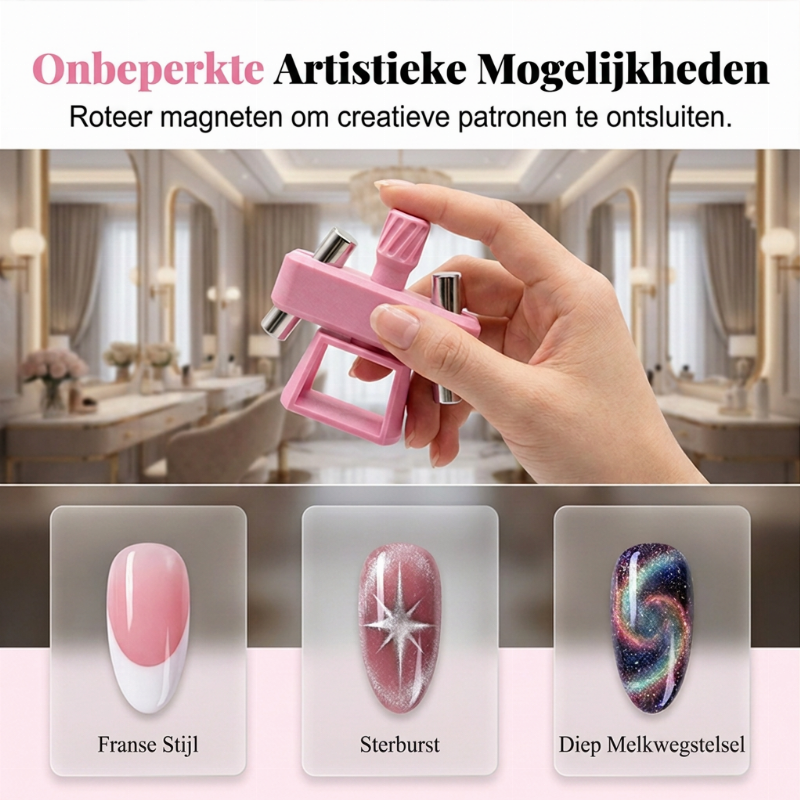 Roteerbare Kattenoog Nagelmagneet Tool