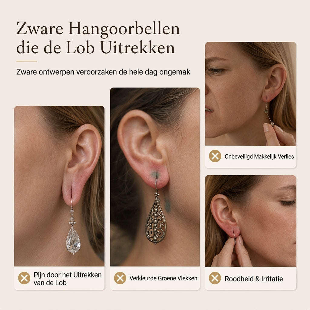 💕 50% KORTING! ✨ Kleine hartvormige schoepoorbellen – gladde afwerking en Franse minimalistische stijl ✨
