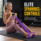 Multifunctioneel Weerstandsband met Voetverankeringen Elastische Trekkoord voor Buikoefeningen Thuisworkout Yoga en Pilates Fitness voor Mannen en Vrouwen