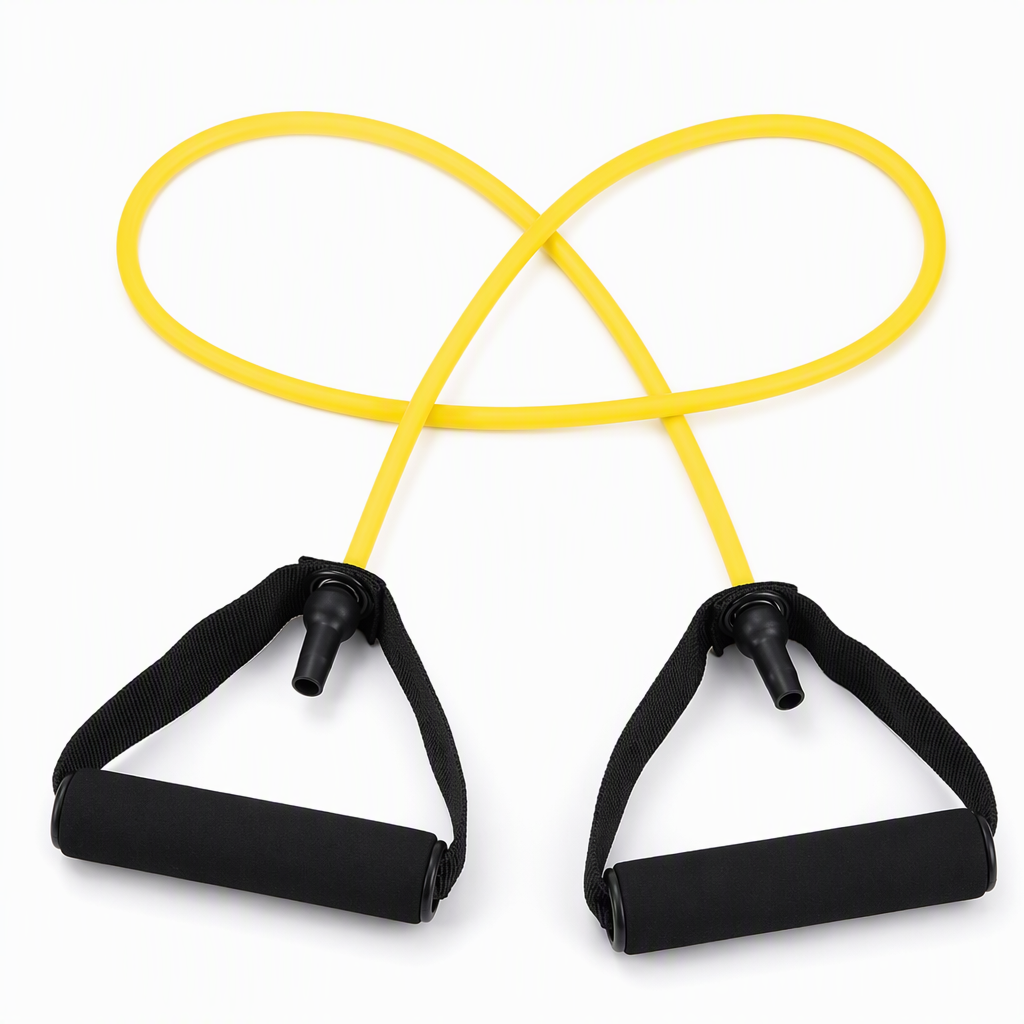 Multifunctioneel Weerstandsband met Voetverankeringen Elastische Trekkoord voor Buikoefeningen Thuisworkout Yoga en Pilates Fitness voor Mannen en Vrouwen