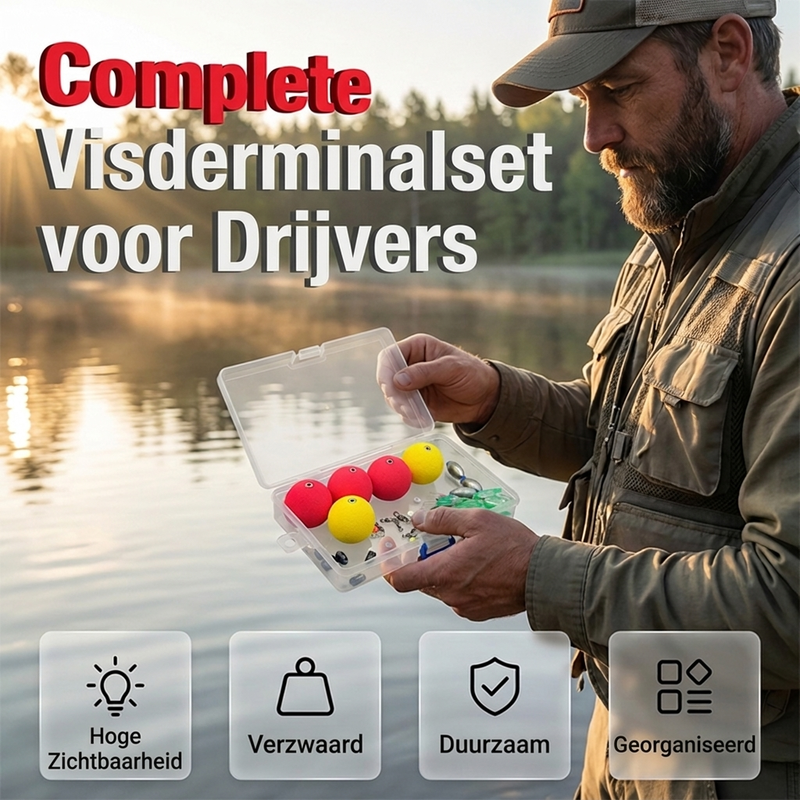 Complete Kit met Dobbers en Zinkers