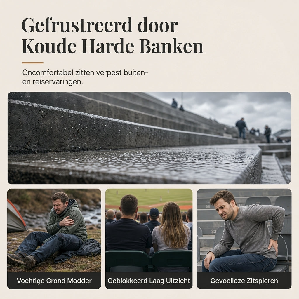 🎪 TIJDELIJK 50% KORTING! 💨 Opblaasbaar Draagbaar Concertkussen – Lichtgewicht, Waterdicht, Compact ✨