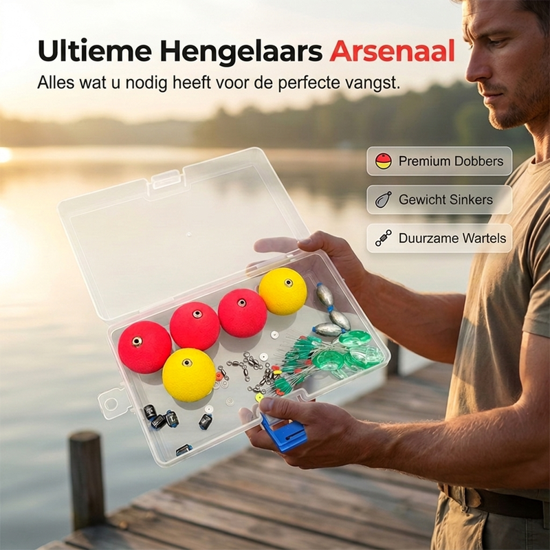 Complete Kit met Dobbers en Zinkers