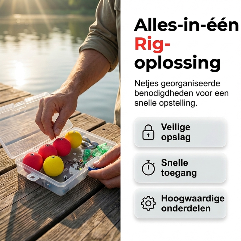 Complete Kit met Dobbers en Zinkers