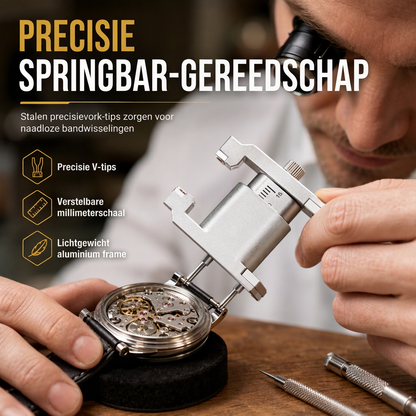 📢📢50% KORTING !! ⏰ Horloge reparatie Tool V-vormige Spring Bar Tongs en Pincet Kit voor band verwijdering