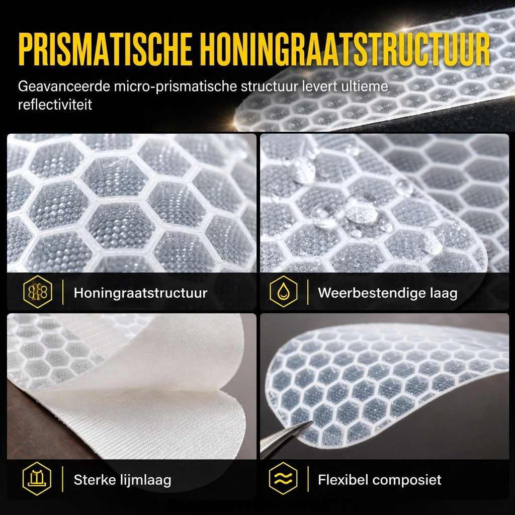 📢📢50% KORTING !! ⏰4 Stuks Autodeur Reflectie Waarschuwingsstickers OPEN Veiligheid Anti-Botsing Decals