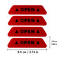 📢📢50% KORTING !! ⏰4 Stuks Autodeur Reflectie Waarschuwingsstickers OPEN Veiligheid Anti-Botsing Decals