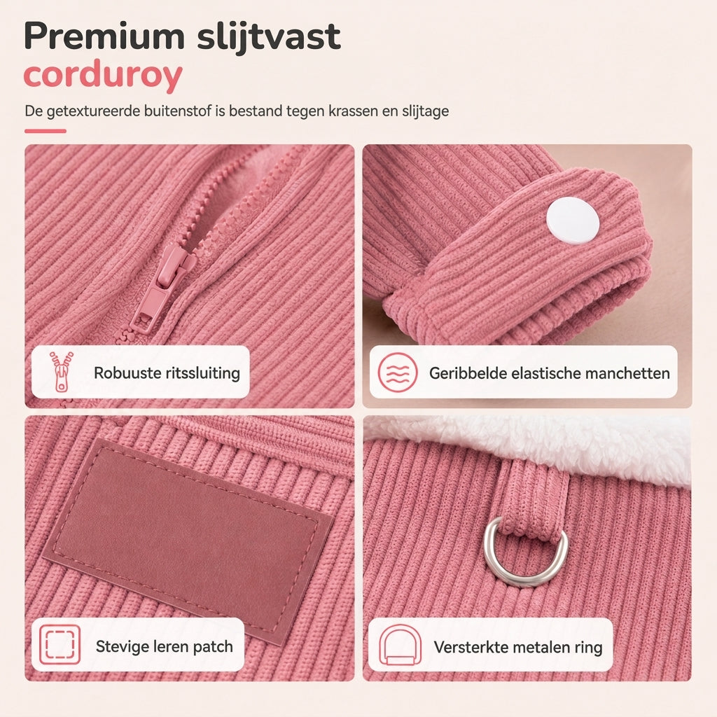 📢📢50% KORTING !! ⏰Warme hondenfleece huisdier vest – dik gevoerd, ingebouwde riemring voor honden en katten ✨