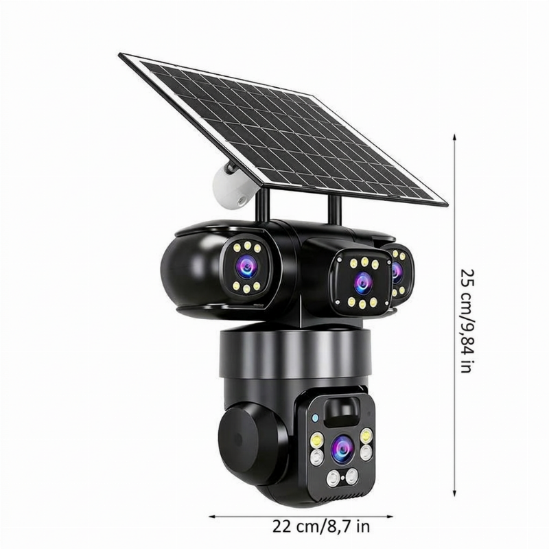 💥 50% KORTING 🔒 Slimme zonne-energiecamera ☀️ Meerdere hoeken, 24/7 bewaking en helemaal zonder kabels – gemoedsrust voor uw huis 🏡