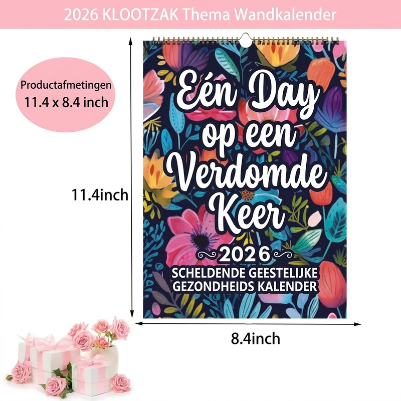 📅 2027 Sweary Humor Muurkalender