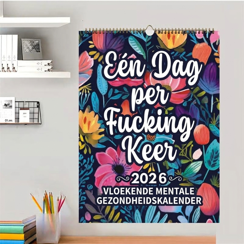 📅 2027 Sweary Humor Muurkalender