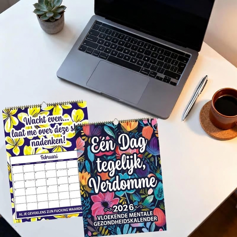 📅 2027 Sweary Humor Muurkalender