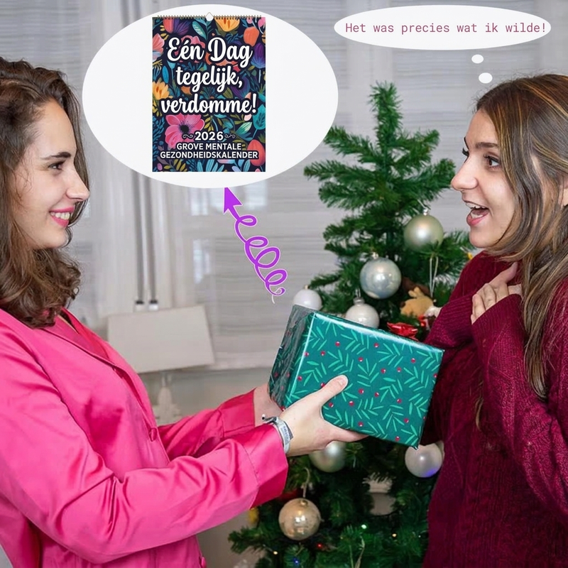 📅 2027 Sweary Humor Muurkalender