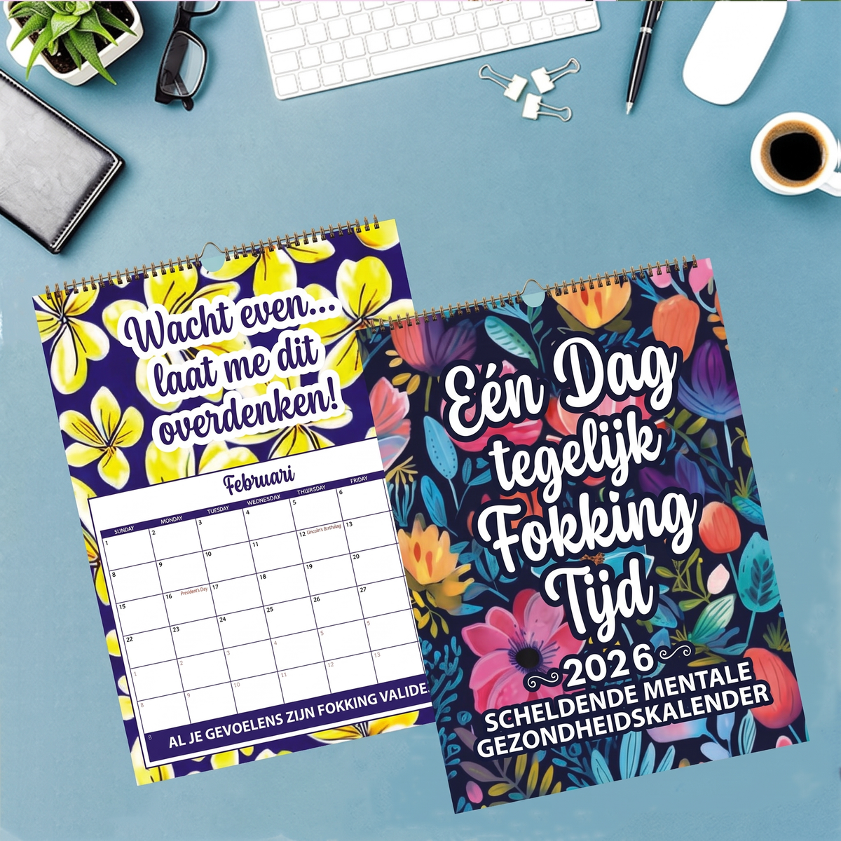 📅 2027 Sweary Humor Muurkalender