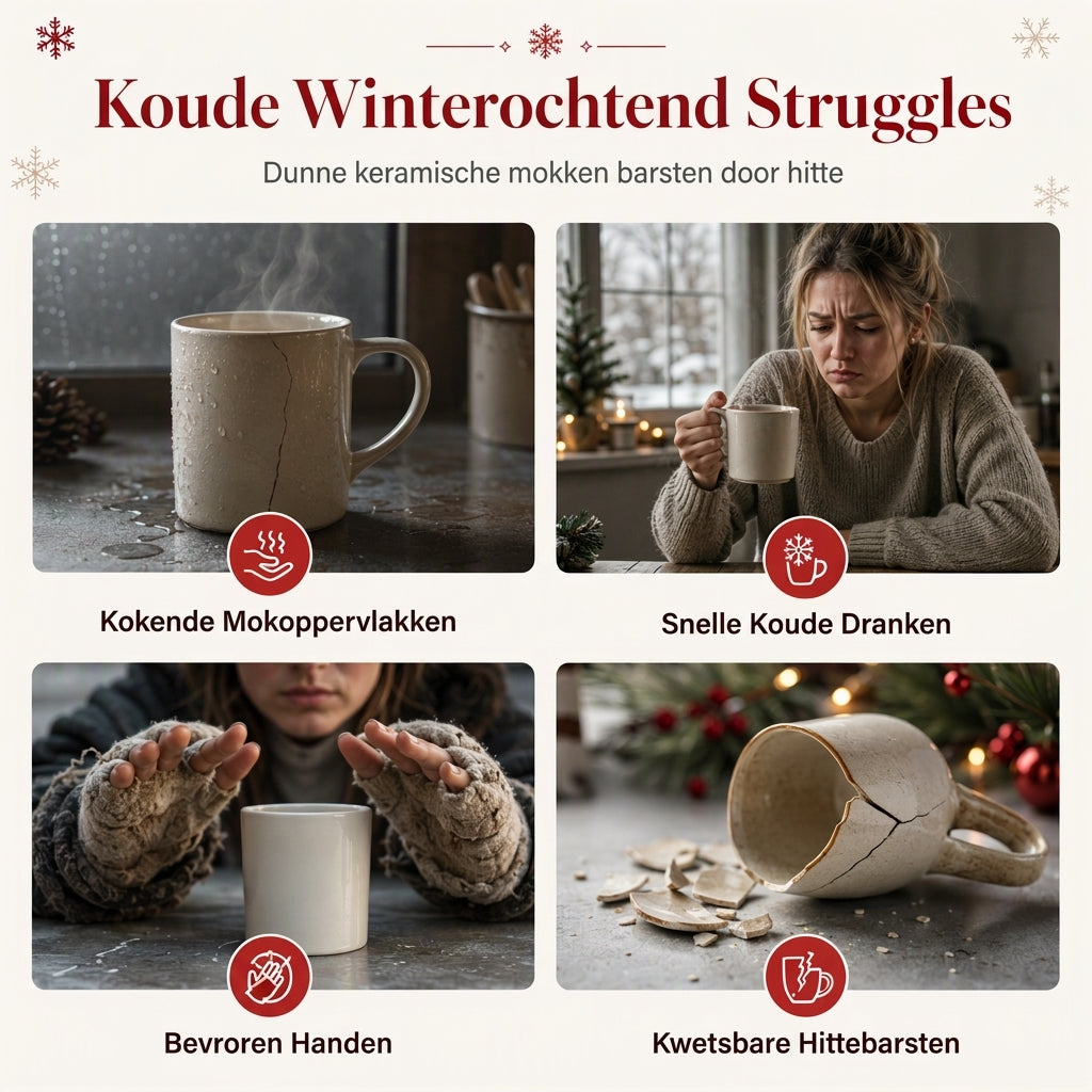 Festieve Kerst Sneeuwman Keramiek Mok