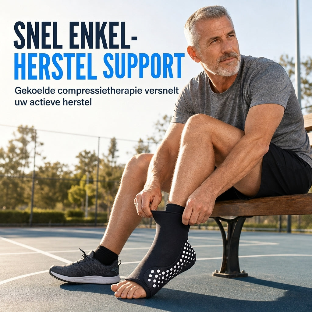 Verlengde 3D Dikke Solide Gel Enkel Pak Wikkel voor Voet en Enkel Koude Therapie