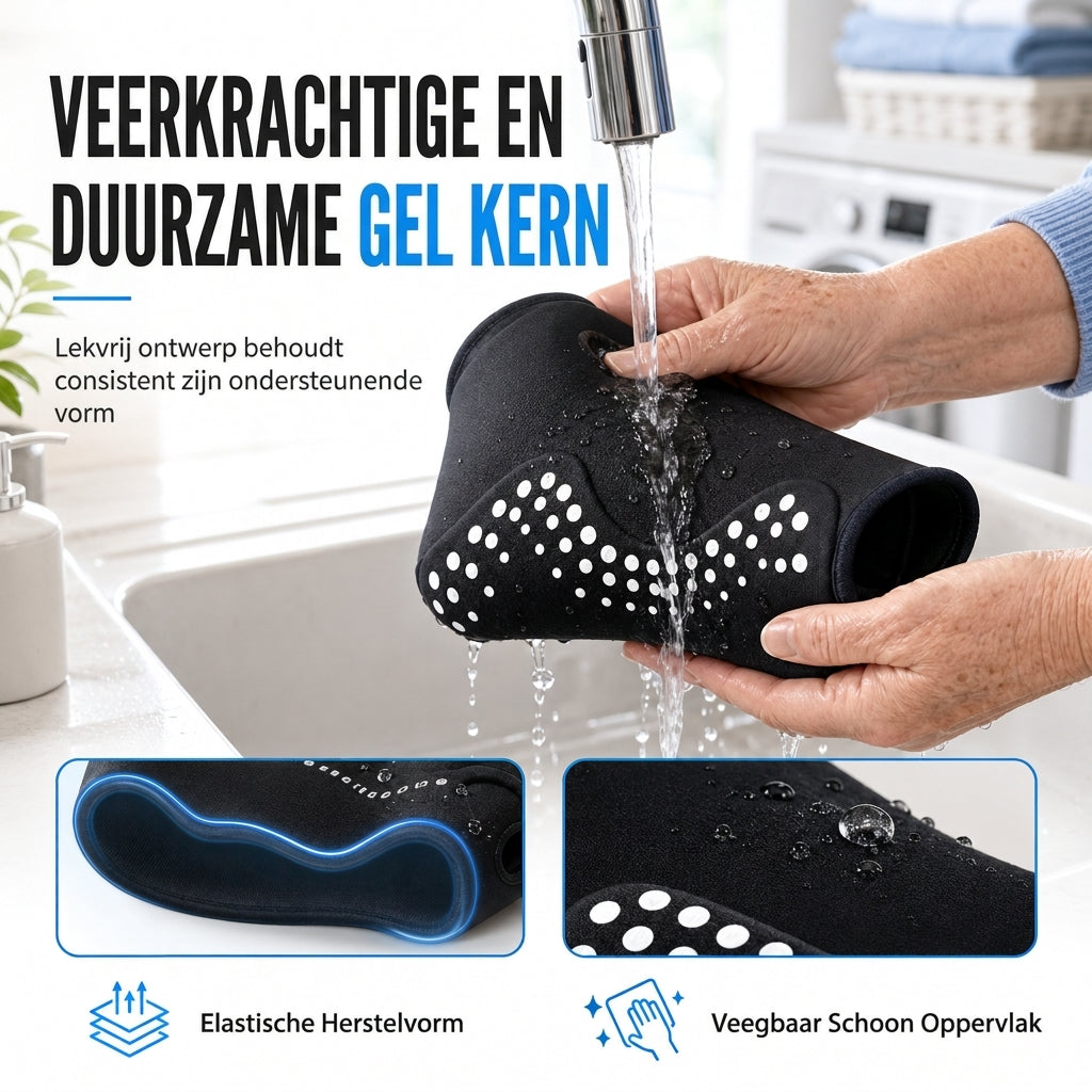 Verlengde 3D Dikke Solide Gel Enkel Pak Wikkel voor Voet en Enkel Koude Therapie