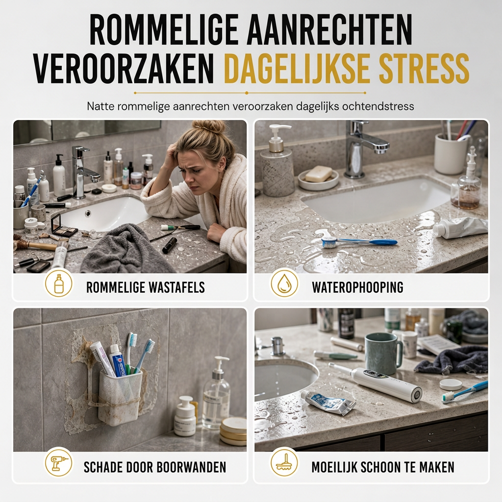 ⏳🔥 BEPERKTE TIJD, 37% KORTING! ⏰ Careluxpro Wandgemonteerde Badkamerorganizer – Ruimtebesparend & Eenvoudig te Installeren ✨