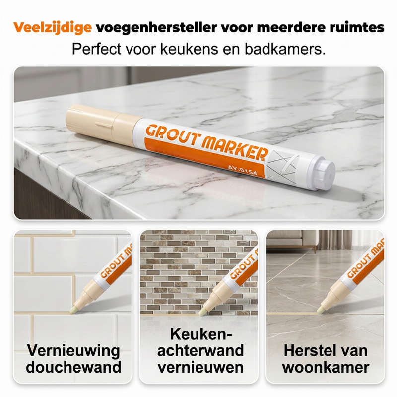 💰Koop 1 krijg 1 gratis（2 stuks）🧱 Tegelrestauratiepen in de aanbieding: Vernieuw je huis voor de beste prijs ✨