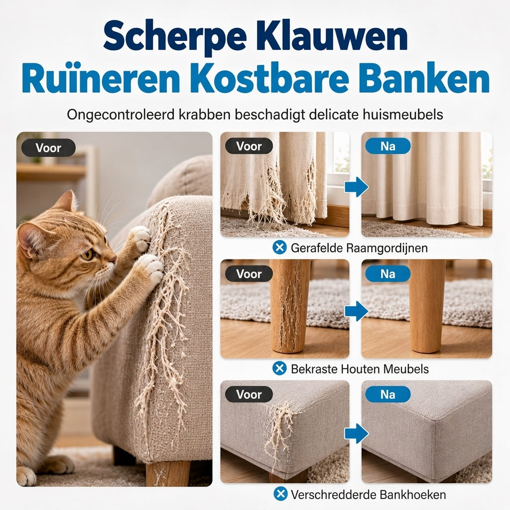 Krabweerderende Spray voor Katten