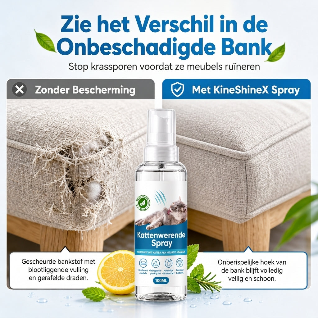 Krabweerderende Spray voor Katten
