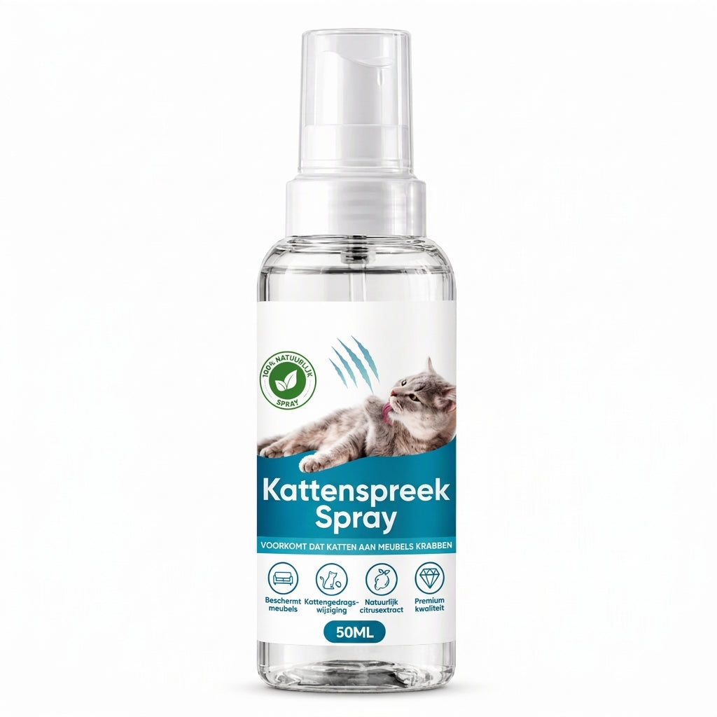 Krabweerderende Spray voor Katten
