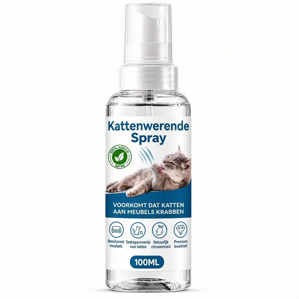 Krabweerderende Spray voor Katten