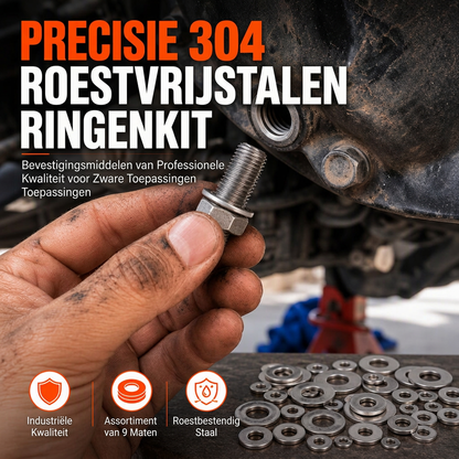 📢📢 50% KORTING !! ⏰ RVS Ringenassortiment met Opbergdoos