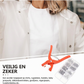 Naai-vrije drukknop bevestigingsset