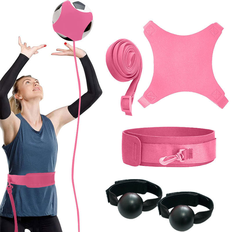 🏐✨ Volleybal Trainingshulp met Elastisch Koord – 50% KORTING! Solo service- & smashtraining, verstelbare heupband, 2 handtrainers – verbeter snel je vorm. 🎯