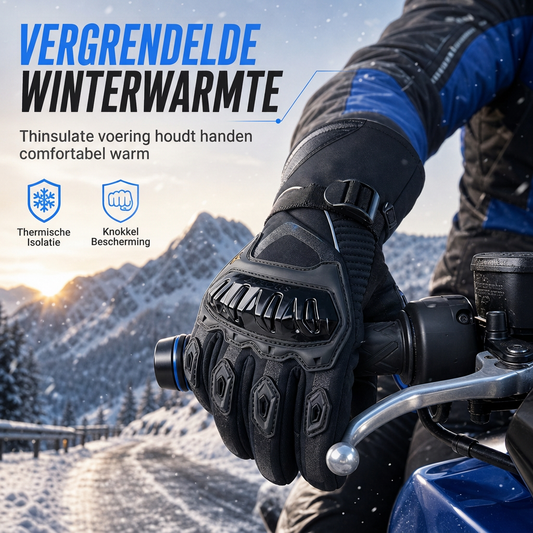 Verdikte warme waterdichte motorhandschoenen