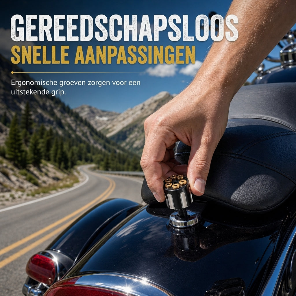 ⚙️Motorfiets CNC Sneluitlaatbout – Gereedschaploos, Roestwerend, Stijlvol ✨