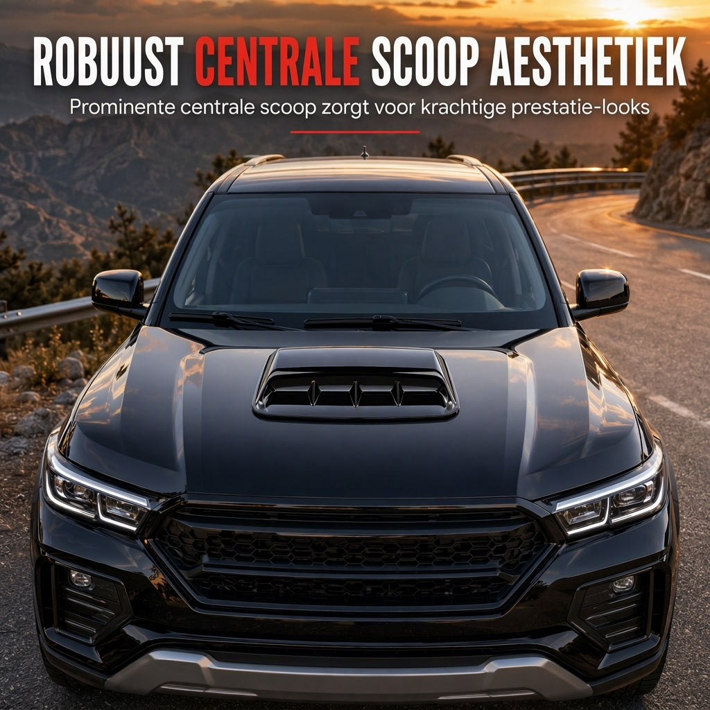 ✨ Nepluchtinventarisseticker voor autokap – Haaienkieuwstijl, sportieve look, geen boren nodig 🏎️
