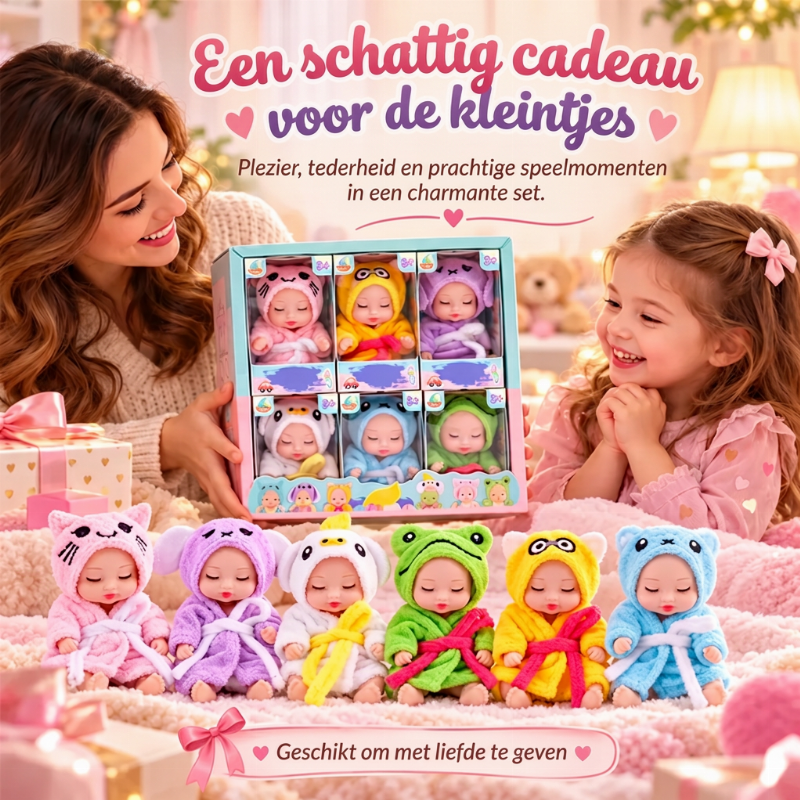 Mini Reborn-poppen, levensecht en realistisch