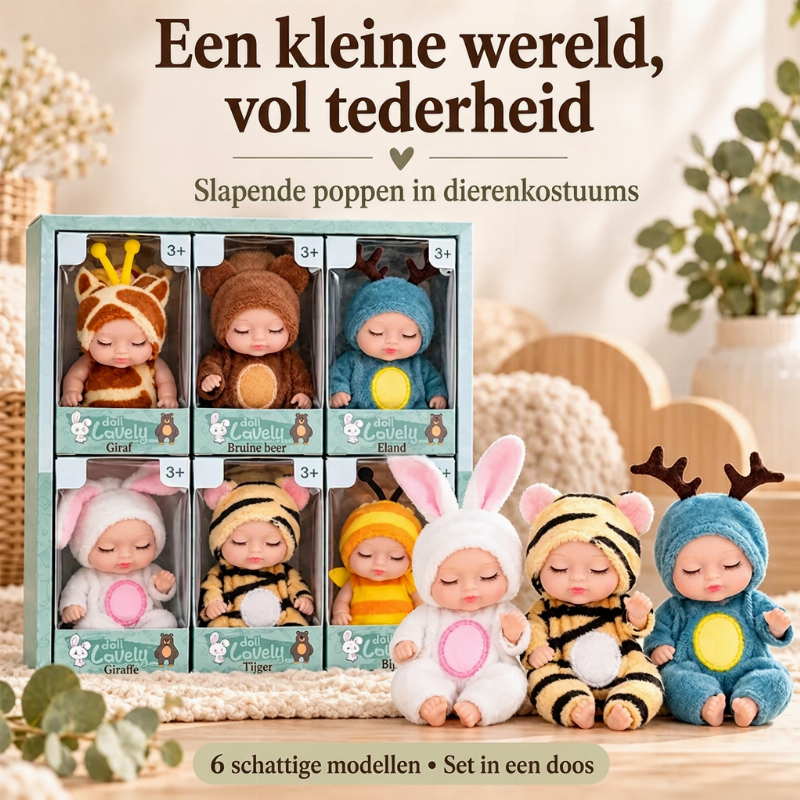 Mini Reborn-poppen, levensecht en realistisch