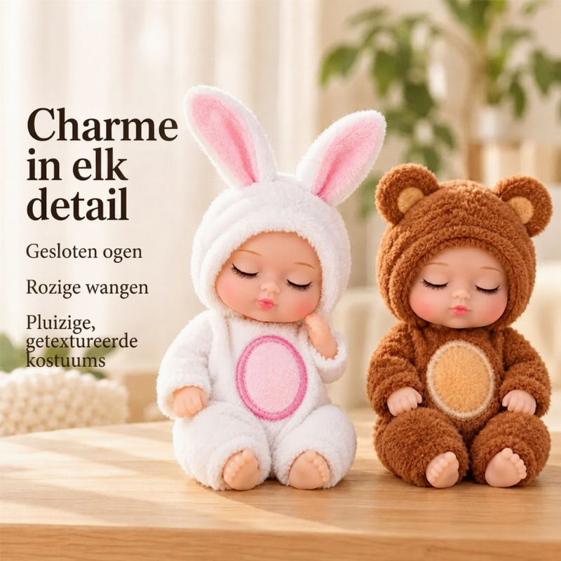 Mini Reborn-poppen, levensecht en realistisch