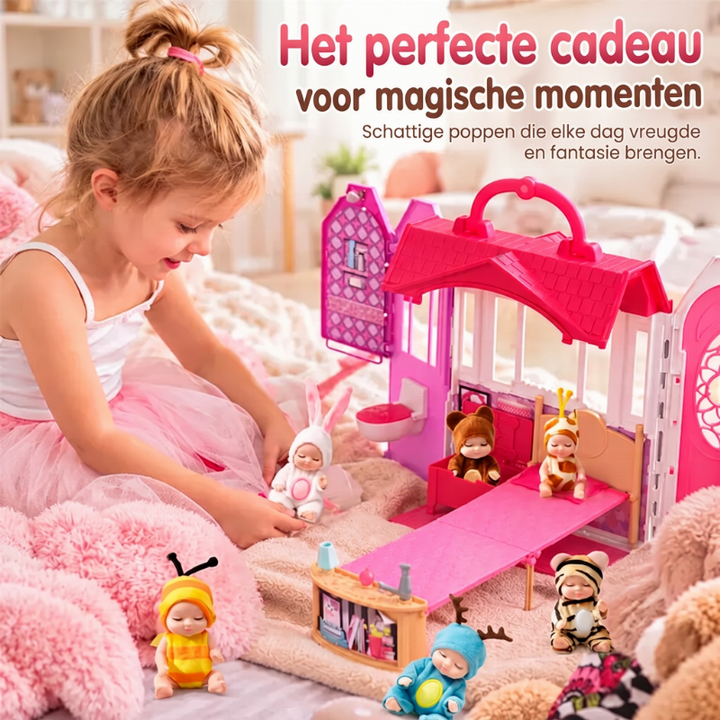 Mini Reborn-poppen, levensecht en realistisch