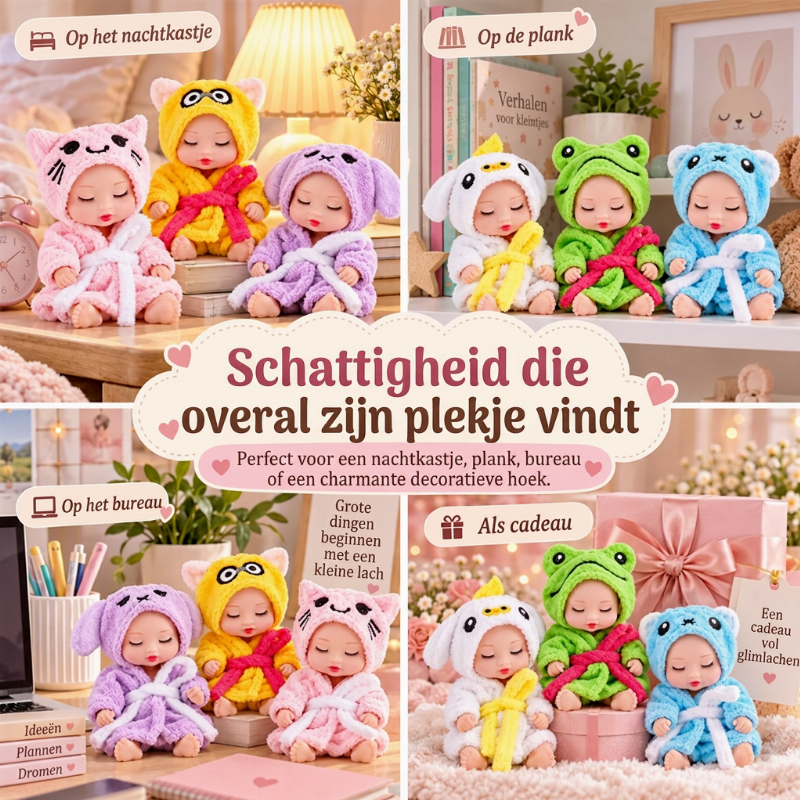 Mini Reborn-poppen, levensecht en realistisch