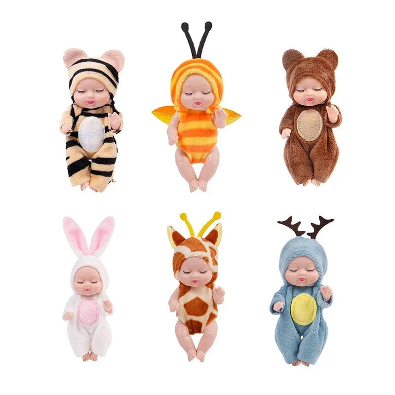 Mini Reborn-poppen, levensecht en realistisch