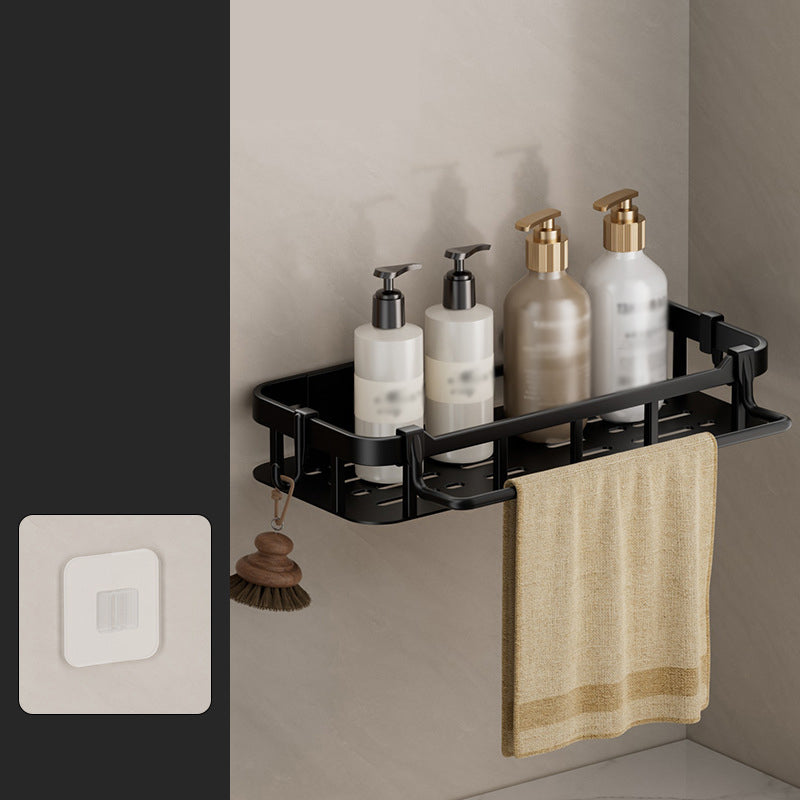 🚿 NU 50% KORTING!🧴 Badkamerrek zonder boren – sterke kleefkracht & waterafvoer – waterbestendig doucherek ✨