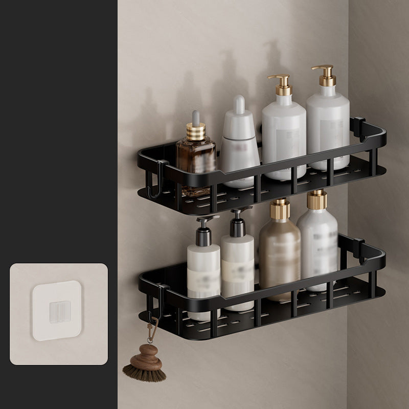 🚿 NU 50% KORTING!🧴 Badkamerrek zonder boren – sterke kleefkracht & waterafvoer – waterbestendig doucherek ✨