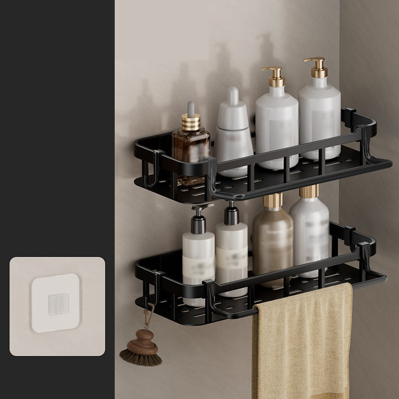 🚿 NU 50% KORTING!🧴 Badkamerrek zonder boren – sterke kleefkracht & waterafvoer – waterbestendig doucherek ✨