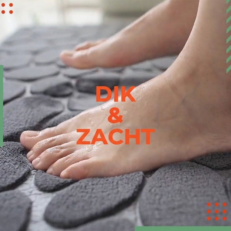 Luxe Traagschuim Badmat – Sneldrogend & Antislip