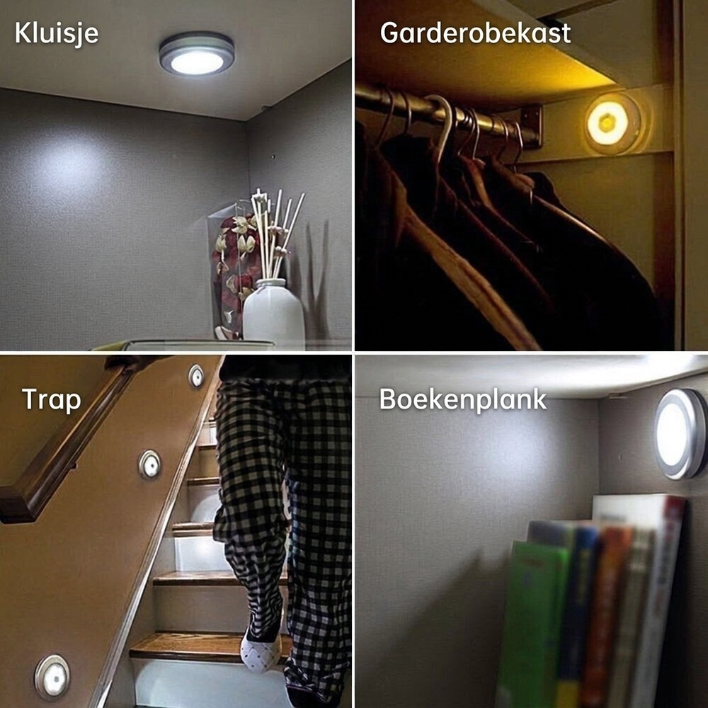 ✨Koop 1 Krijg 1 Gratis | LED Bewegingssensorlamp | Eenvoudige Installatie🔆